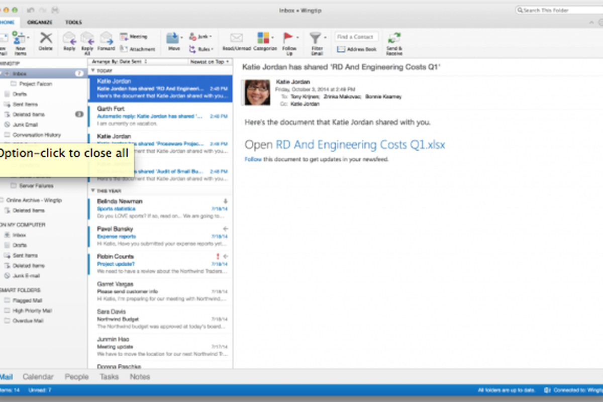 outlook for mac can